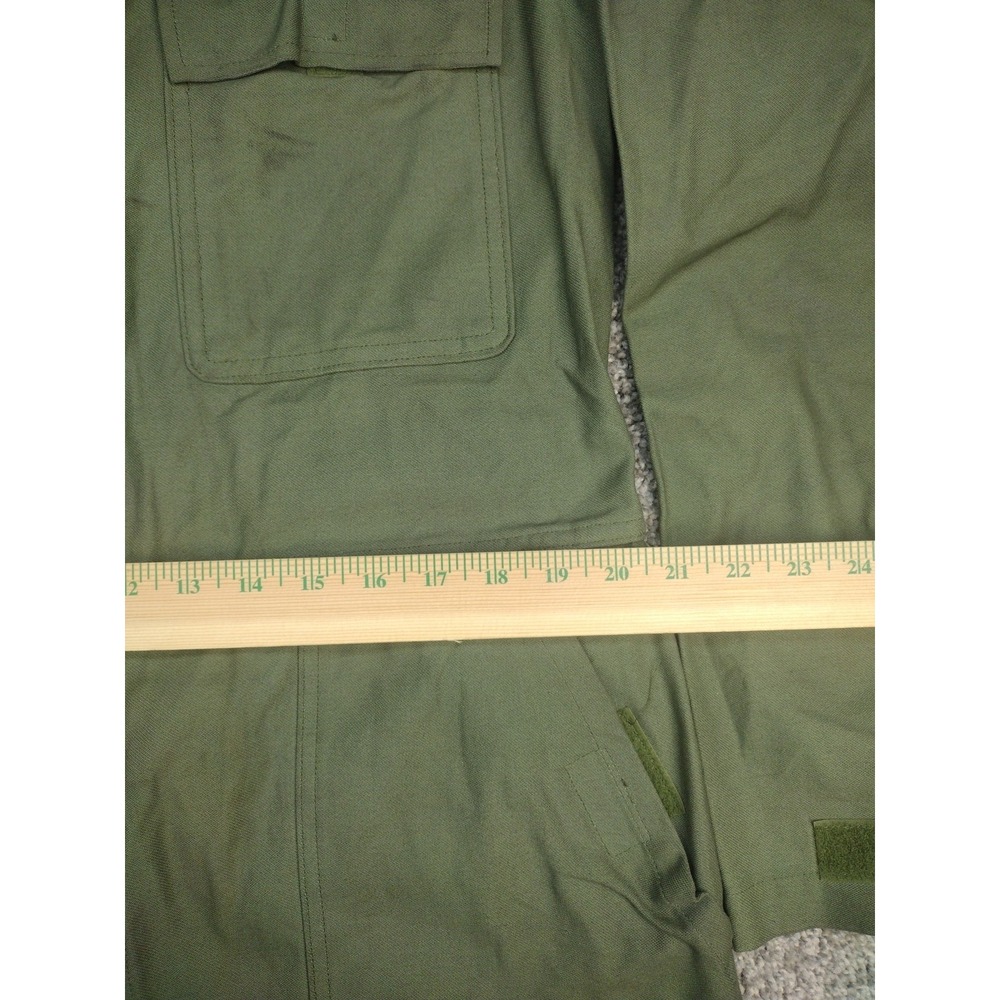 Caribbean Needle Point Coveralls Mens Medium Green Military Uniform VTG USAF - Picture 9 of 16